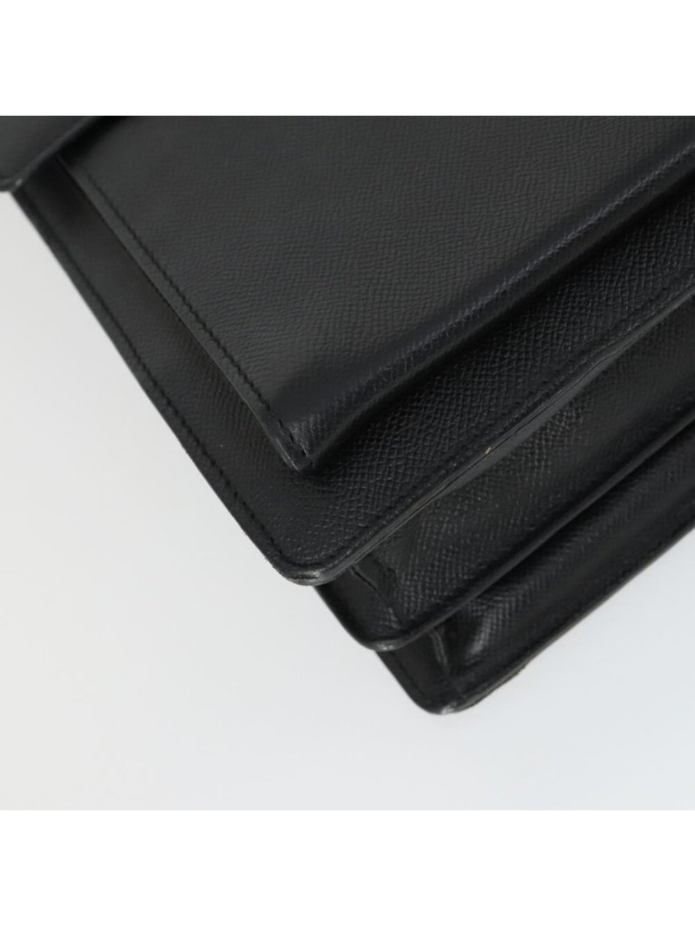 Authentic BALLY Shoulder Bag Leather Black - Picture 5 of 16
